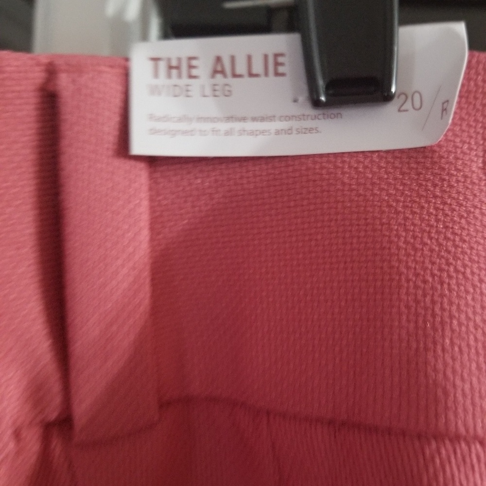 The Allie salmon wide leg pants